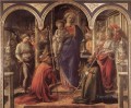 聖母子と聖フレディアヌスと聖アウグスティヌス ルネサンス フィリッポ・リッピ